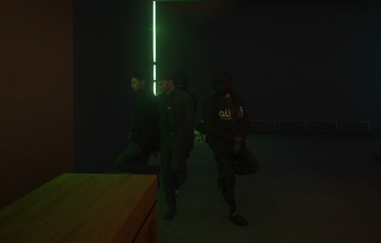 Gigi leans with Tony, Luciano, and Octo February 20, 2024