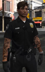 LSPD Black Short Sleeves Uniform