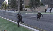 LSPD Run from RM after RM Compound Stake-out cover is blown
