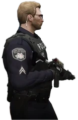 Blue Long Sleeves + Vest Uniform