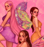 Carmella, Lana, & Liz as Fairies 𐐪𐑂Franni𐐪𐑂 on Discord