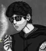 B&W Art by @sadlittlerubbie