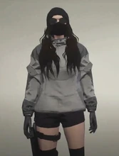 Grey beanie/jacket outfit