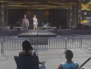 Naomi and LiL Cee$ judging at the Wu-Chang Idol Season 3 Finale