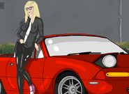 Claire and her Miata