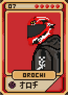 Orochi Pixel Card artwork by Wilzz02