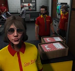 1st day of France as Snr. Buns jnr manager and some employees