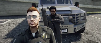 Selfie with Bundy in front of the newly purchased "Buncat"