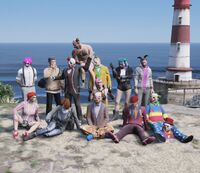 Clown Family Photo April 9, 2024