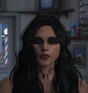 Close-up of Cassie's face.