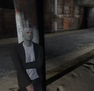 Sven's bandaged appearance after his plane accident.