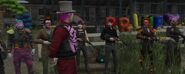 Party Hardy forming a Party Squad for a mission to gather more clown allies.