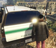 After killing the park ranger, the Cleanbois stole his van and used it to impersonate rangers.