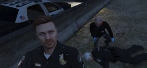 Selfie with Senior Officer Weaver during final eval July 26th, 2022