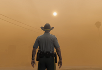 Slacks in a dust storm