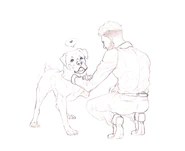 Bundy and Athena Art by @SleepingJester