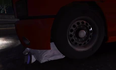 "Humphrey Pumpernickel" foiled by a semi-truck February 7, 2024