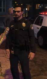 Old Look - LSPD Blue Long Sleeves Uniform