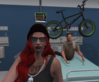 Molly and Bogg at the hospital