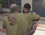 4Head and Dickhead hugging after defending the PD raid Apr 10, 2025