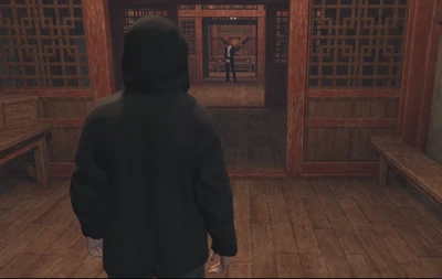 Jacob follows Ellie to take his oath