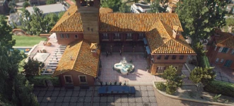 CLean Manor Front Aerial