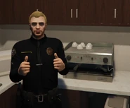 Rhodes finally gets his espresso machine