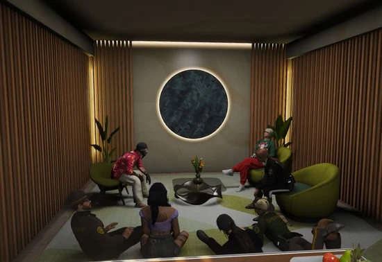 TryGG and Moss discuss their relationship with Dr. Jasmine Winters in a family therapy session with Ventura, Cassie, Madelyn Montes, and Jenna in attendance as well.