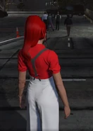 Molly looking at the Cleanbois from the distance