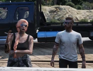 Mason talking with EMS Deputy Chief Veronica Westfield for the first time after the pier incident 2024