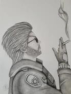 Smoking Art by CrimsonWhispers