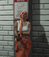 Veronica at Bolingbroke after her first felony on July 20th