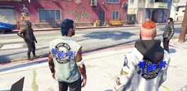 Meeting Chip, with Irish and Flops in front of the Billy