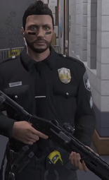 LSPD Black Long Sleeve Sergeant Outfit