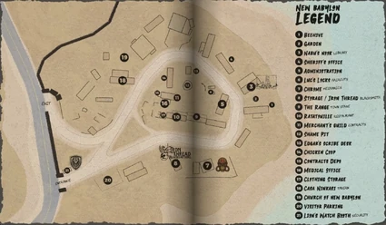 New Babylon Map Legend
