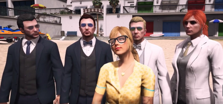 Bobby & Raven's family wedding photo. (credit to: The Daily Los Santos discord.)