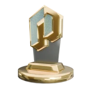 KOLD-designed Golden Trophy Award as seen at the 2024 NoPixel Music Awards
