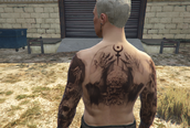 Mick's back tattoo's Feb 2022