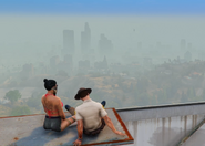 Sitting on top of the Vinewood sign April 20th, 2025