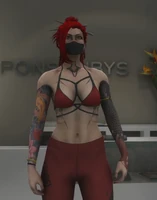 Bikini top red