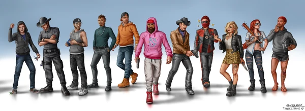 Bondi Boys and Babes (Updated) by Vyllaart 