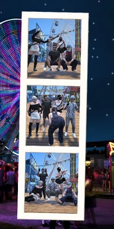 Marty and friends at Summer Carnival.