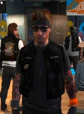 Marty in Raiders MC prospect kuttes.