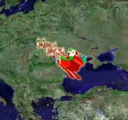 Keyhole Santa Radar