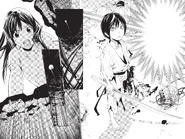 CH37: Hiyori summons Yato from Yomi.