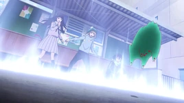 Yukine making a boundary