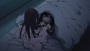 S1E1: Yato appears in Hiyori's bed.