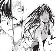 CH51: Yukine worries that Hiyori will fully become an ayakashi.