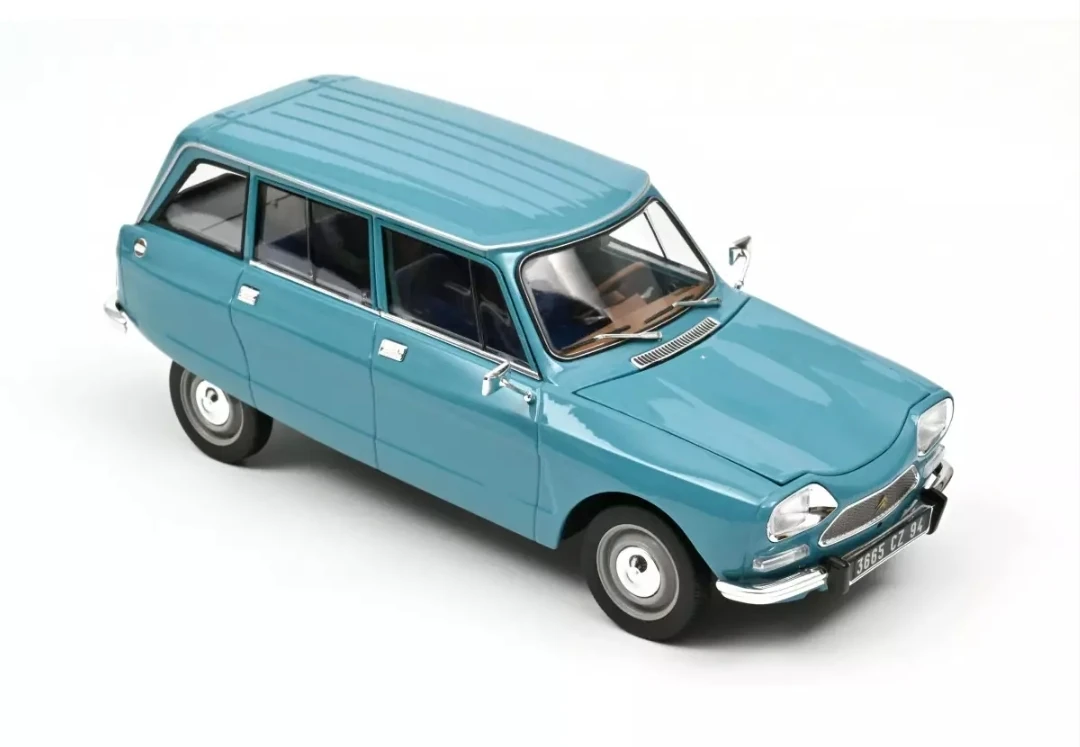 VOITURE MINIATURE NOREV Hachette Citroën Ami 8 1970 1/43 BOITE