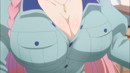 Kochō's huge breasts.